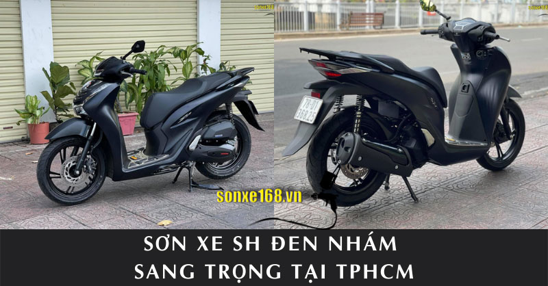 Hình ảnh Honda SH150i ABS phiên bản màu Xám Đen ra biển Sài Gòn 130 triệu